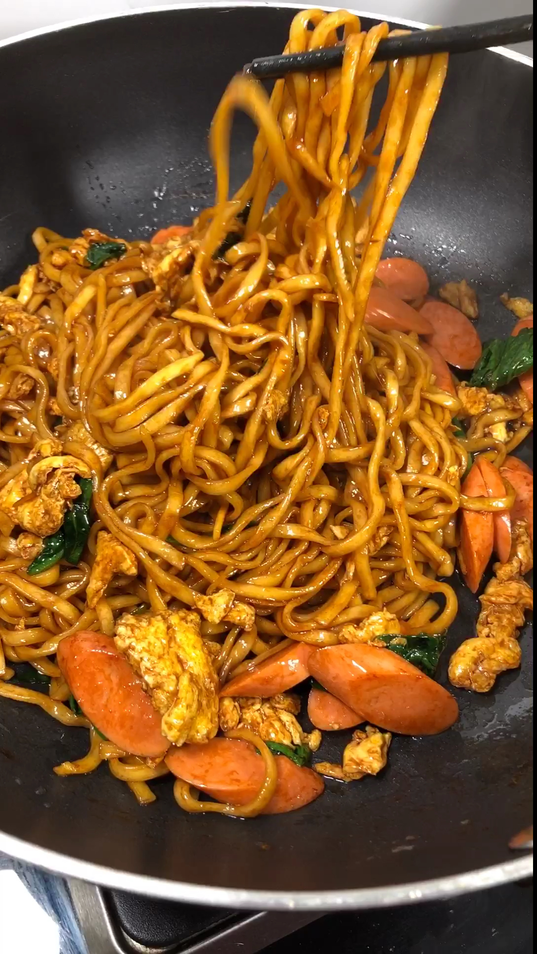 #双姐美食#炒鲜面条