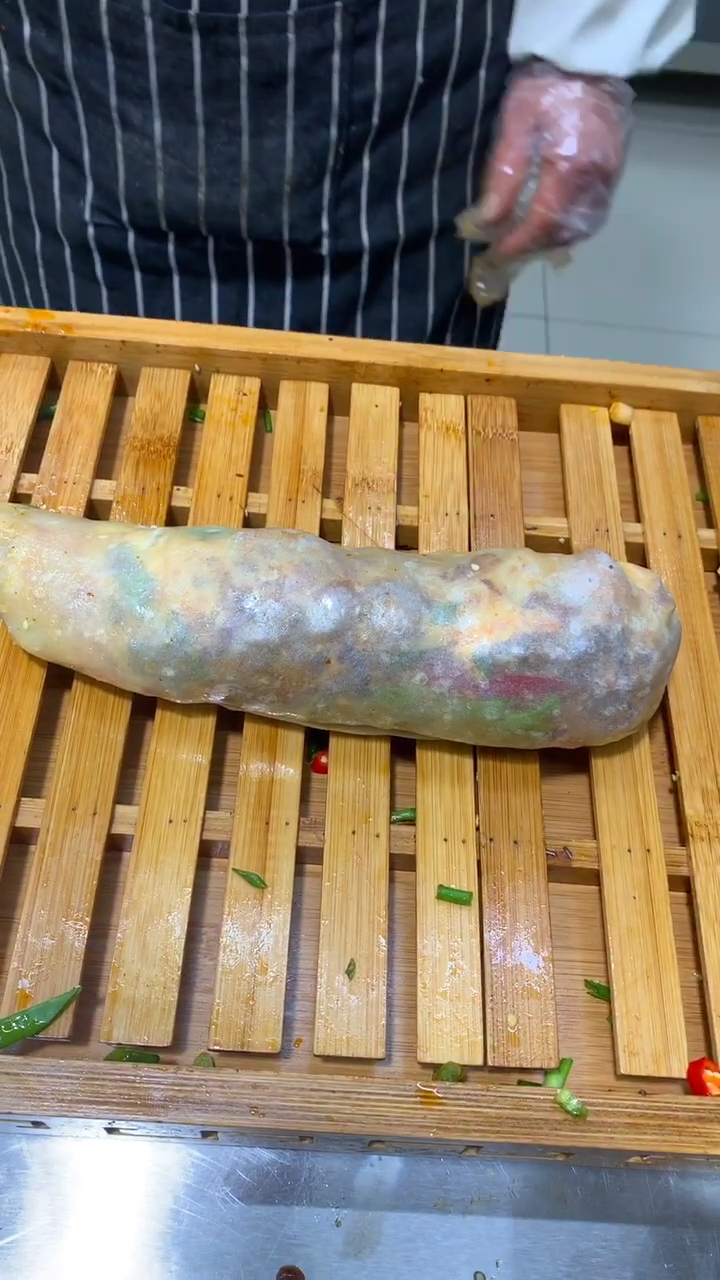 #特色小吃#卤肉卷#