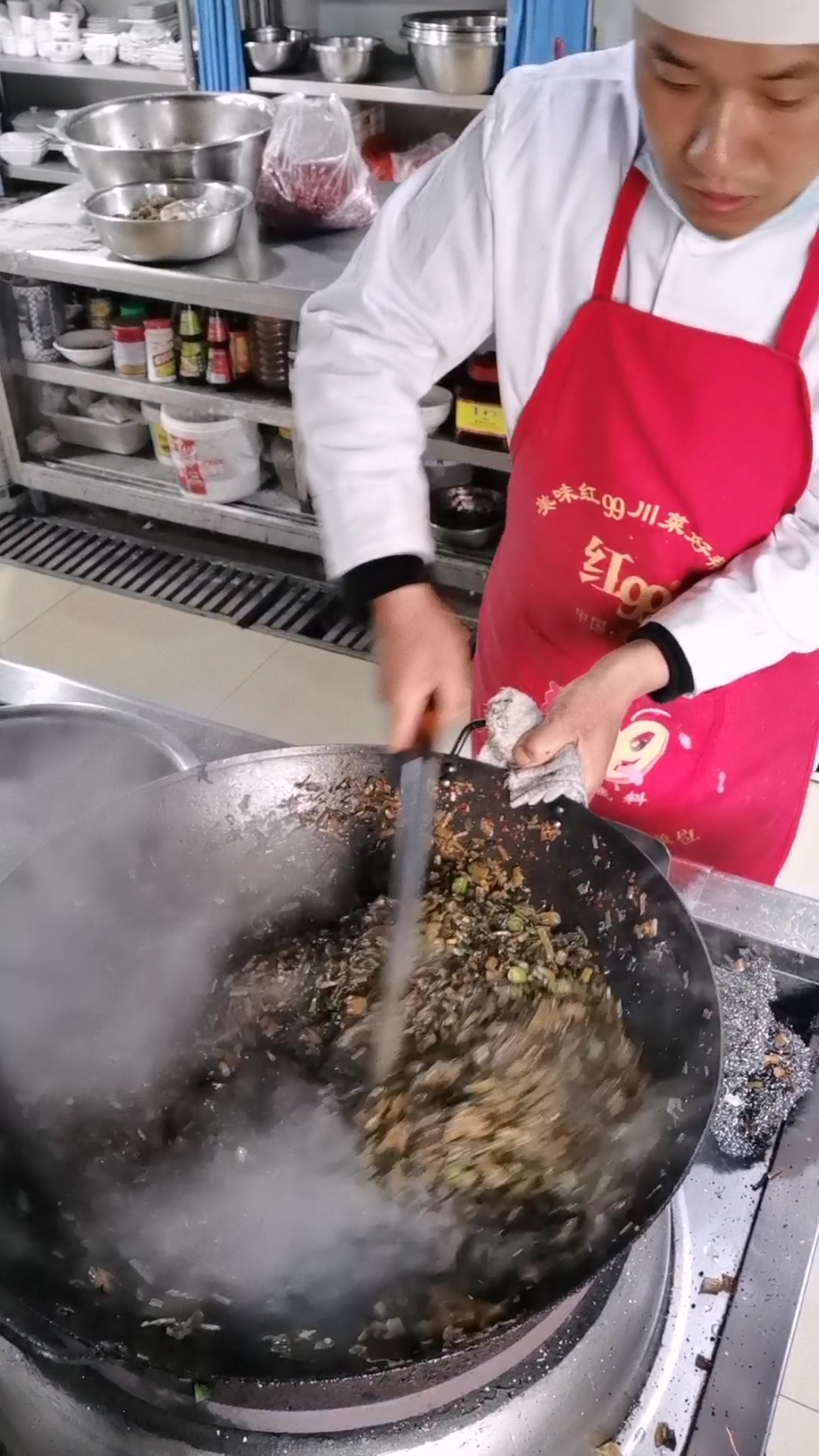 #你工作的样子真美#出锅了素炒雪里红