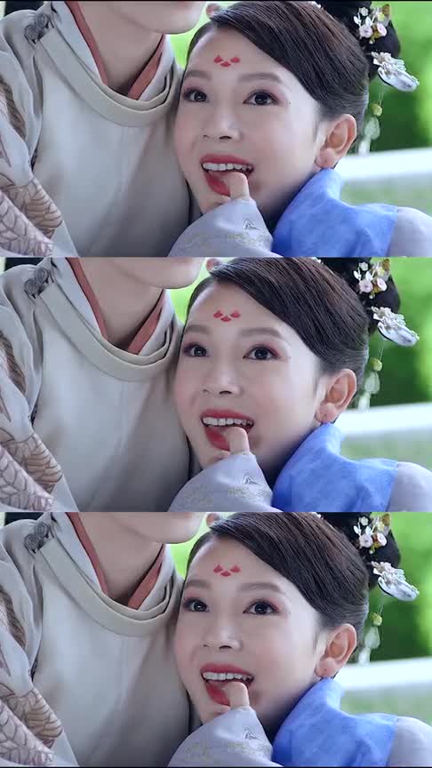 小莲藕精连生气都这么可可爱爱,这个萌萌哒的包子脸,谁看了不想啃一口