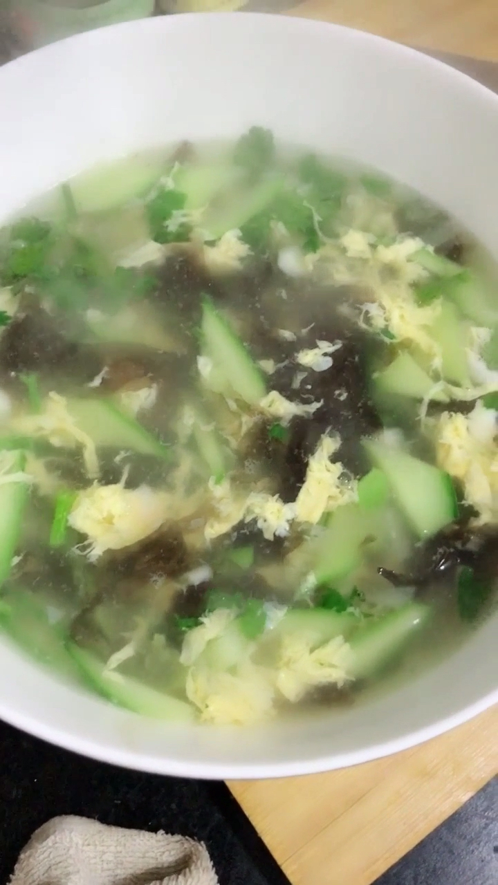 #食神大PK#瓜片紫菜鸡蛋汤教程