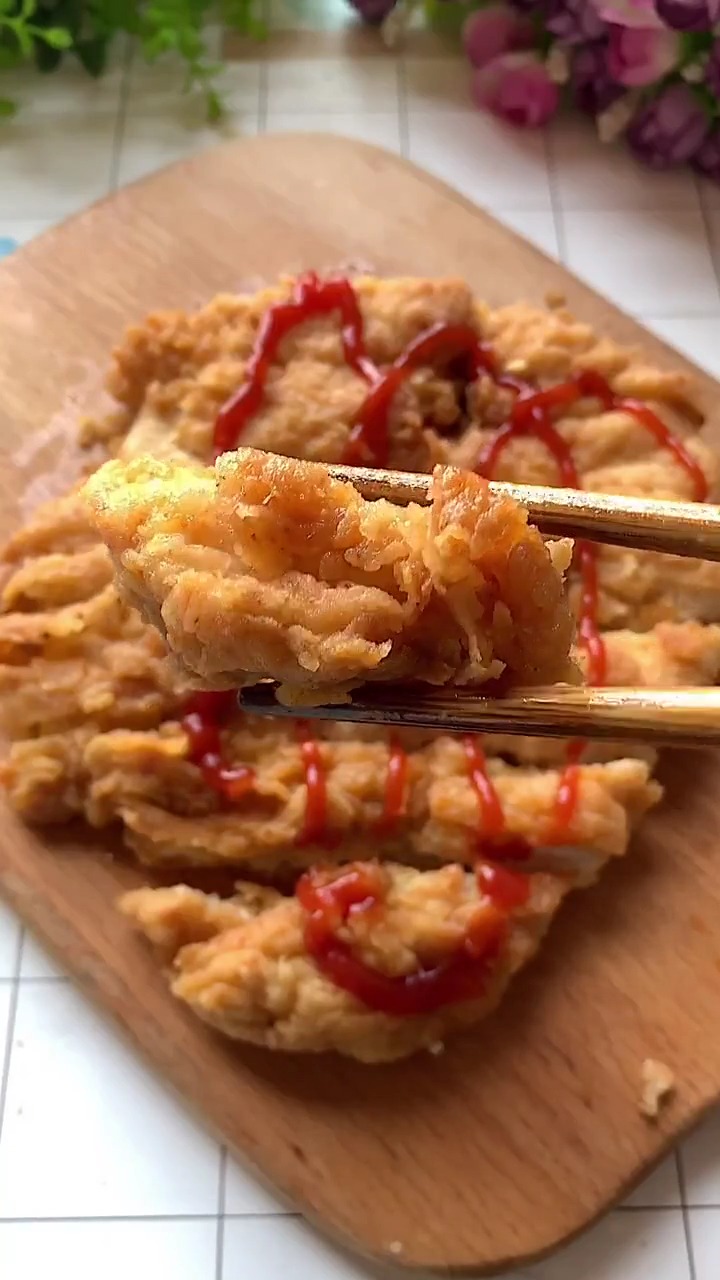 #奥尔良炸鸡排#在家就能做出香酥大鸡排