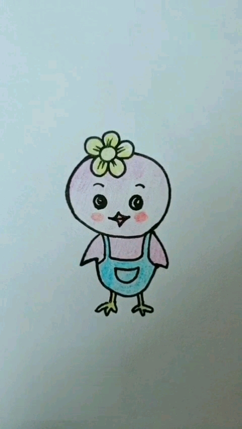画画萌小鸡