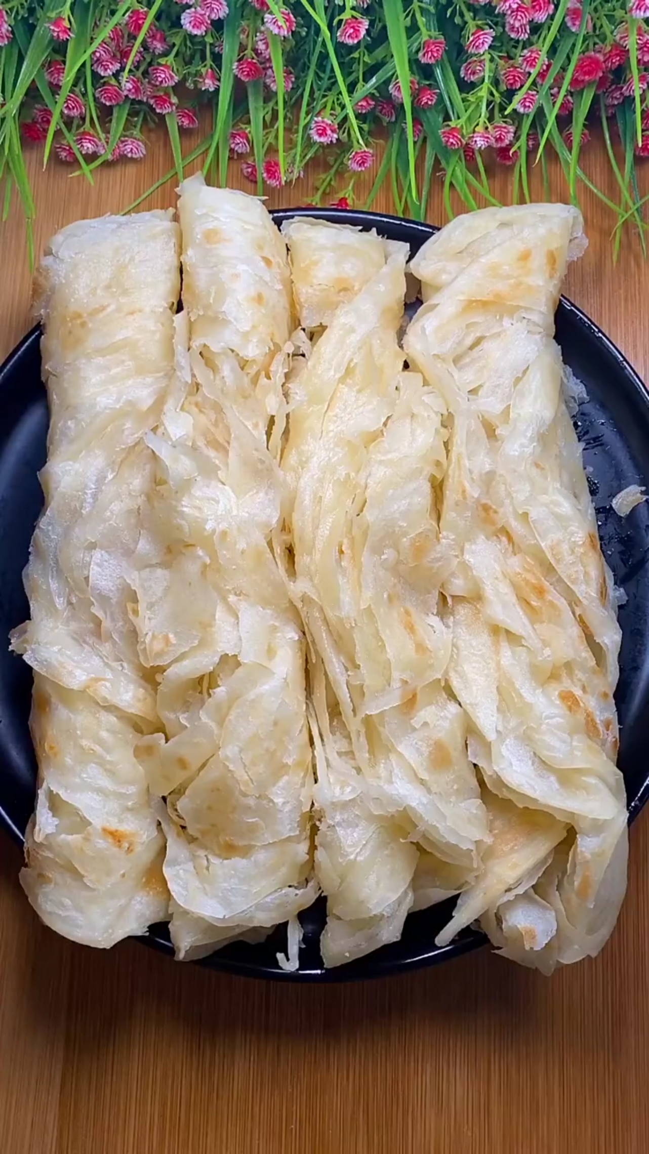 #自制家庭美食#再也不用在网上买手抓饼了,我教你做比网上买的手抓饼还好吃的做法!