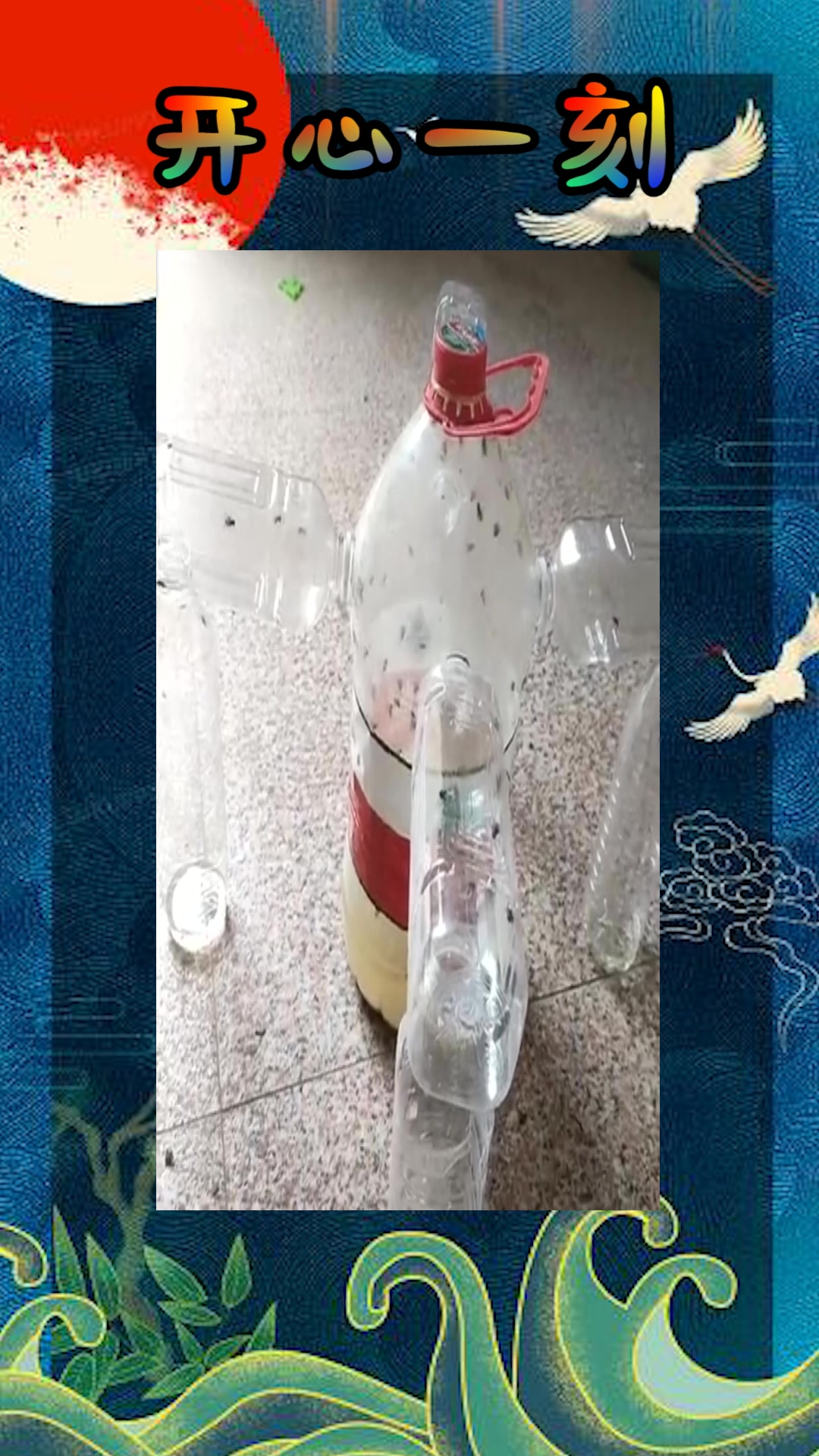 #我要上热门#老公制作的抓苍蝇神器,好用是好用,就是有点费瓶子