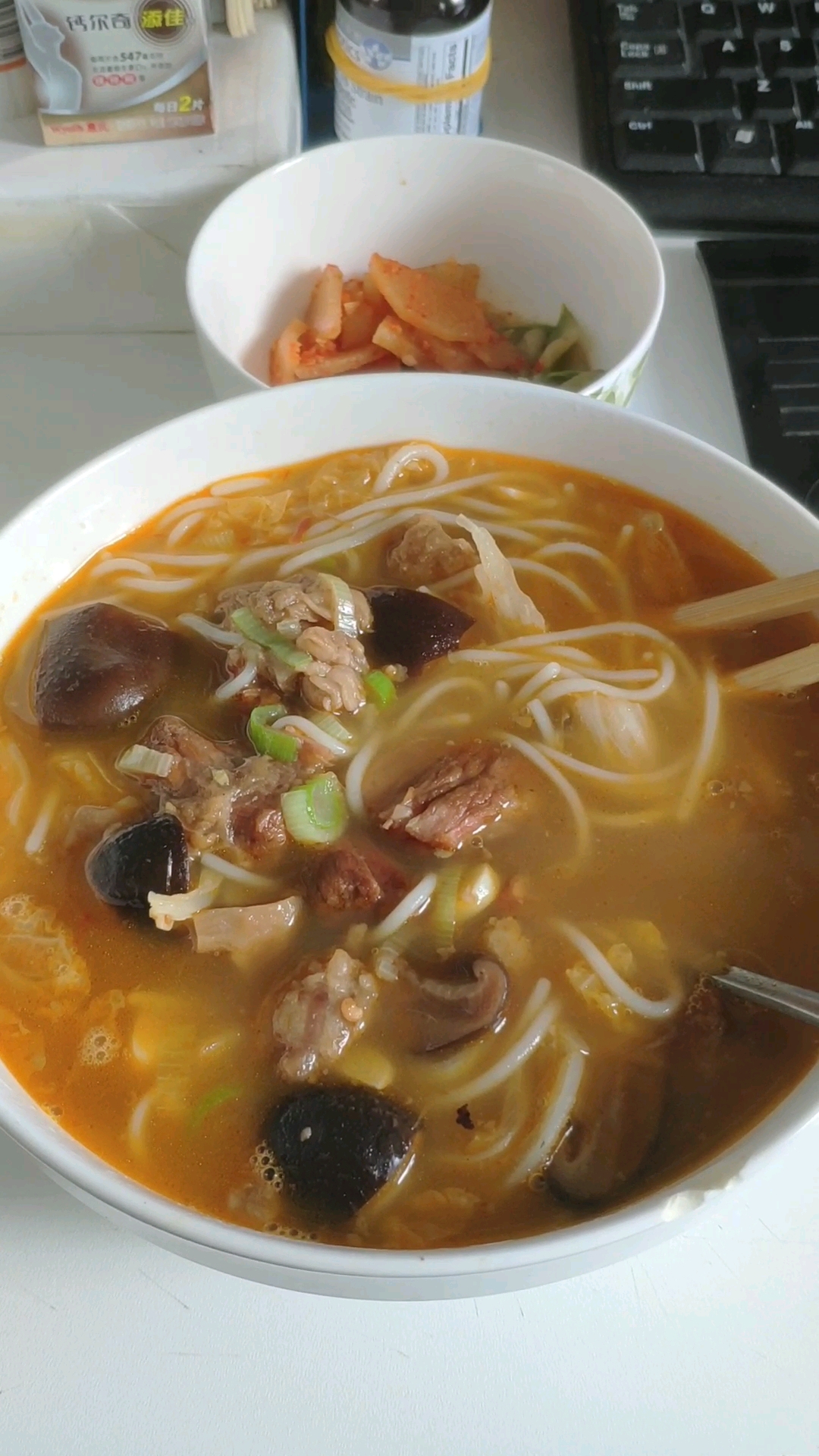 #食神大PK#香菇牛肉汤粉