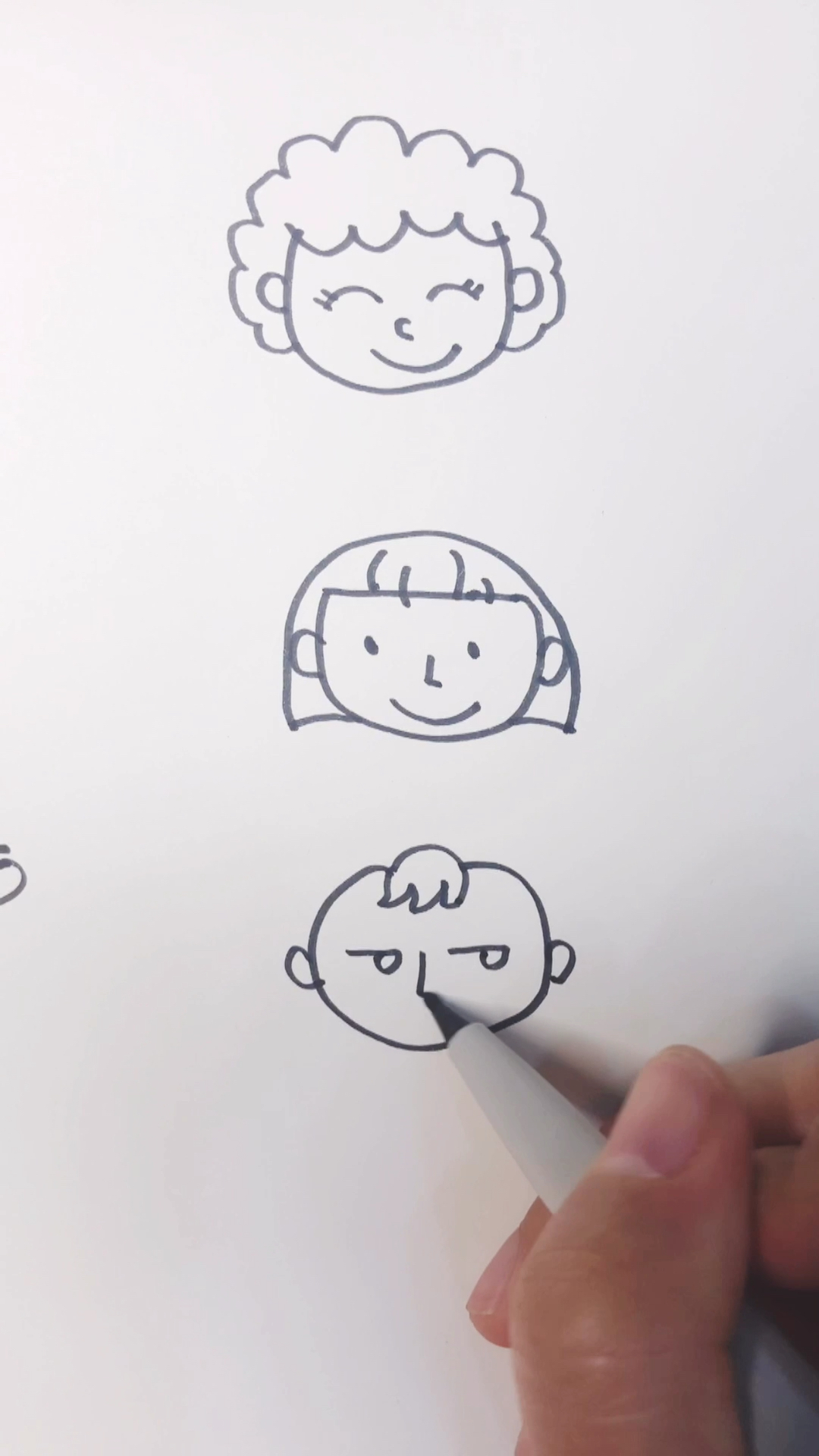 可爱的头像简笔画,有喜欢的吗