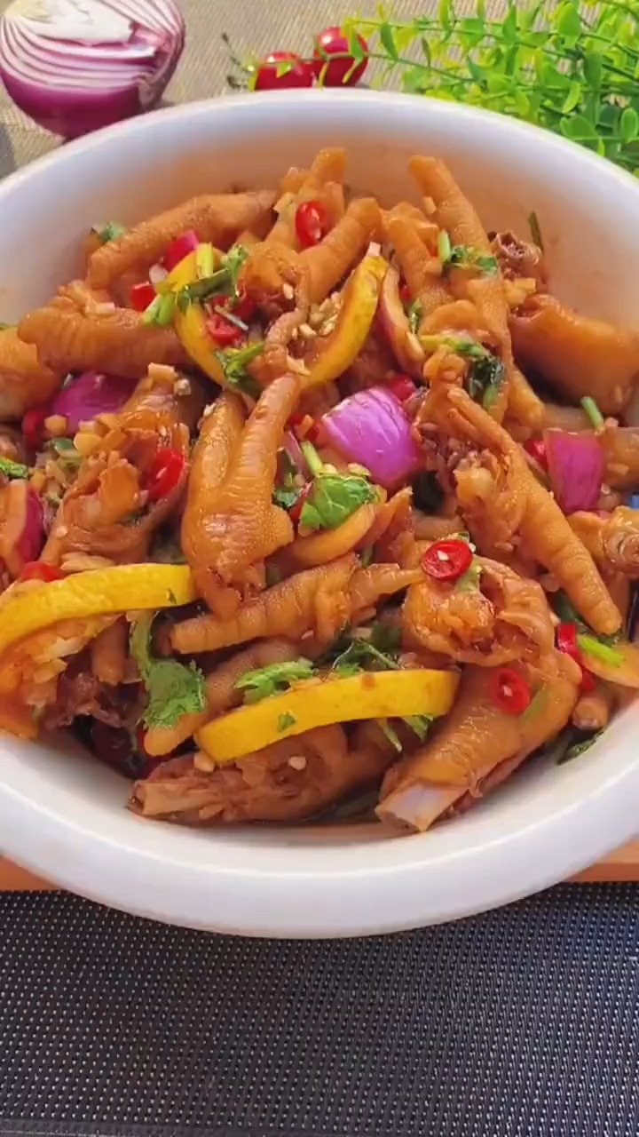 自制柠檬鸡爪