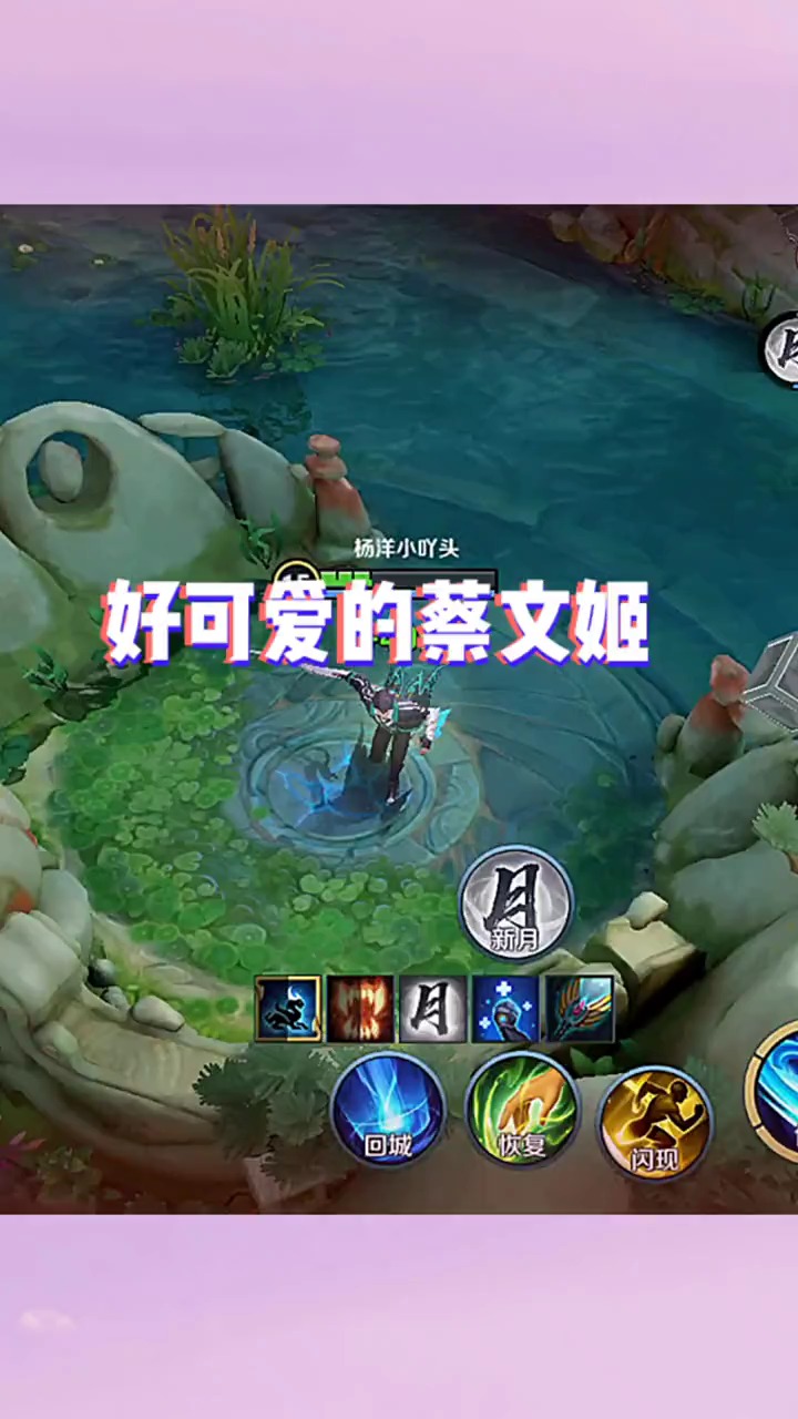 #王者荣耀热门#好可爱的蔡文姬啊