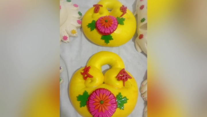 小孩满月百天花馍