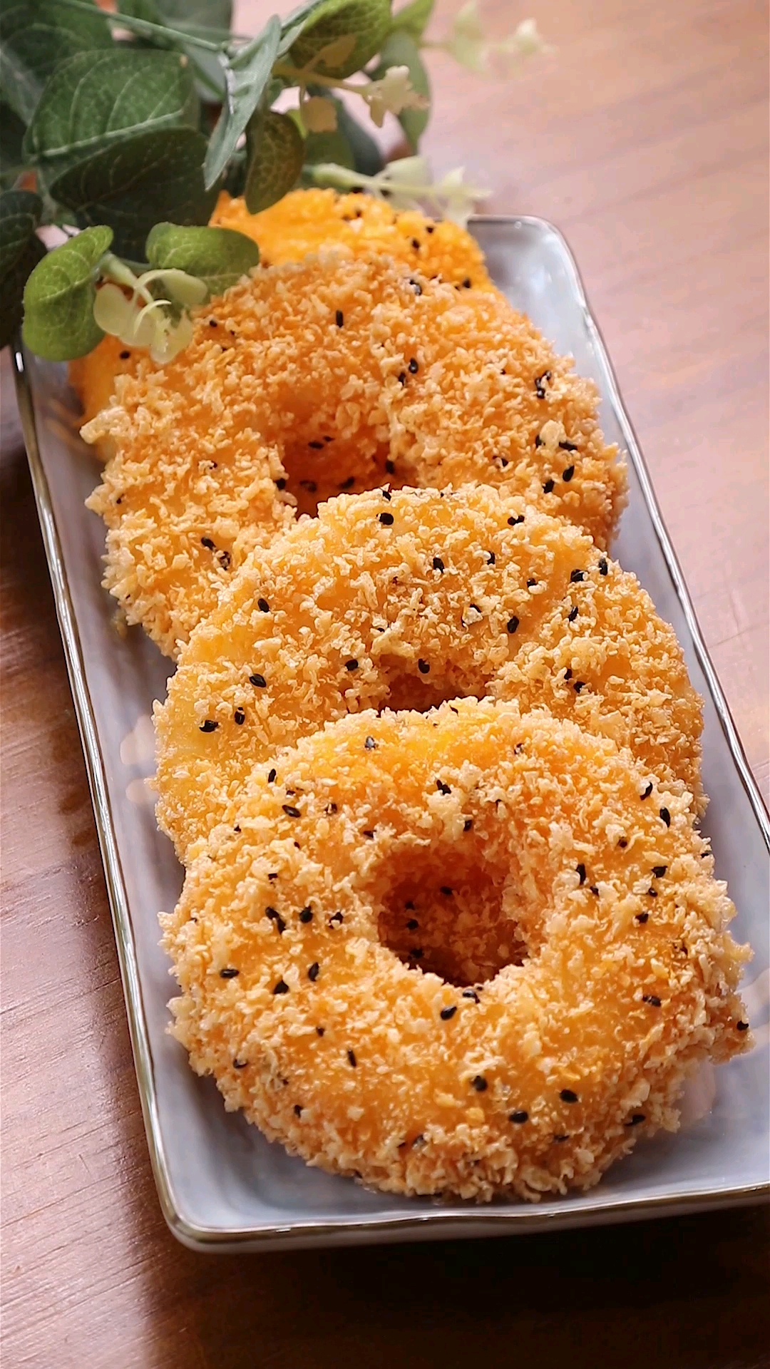 #自制美食#好吃的甜甜圈圈,在家做超简单的!