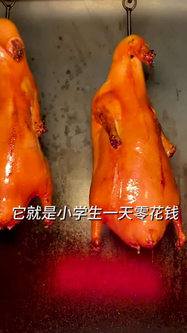 #我要上热门#广州独一家的正宗北京桂花香烤鸭,小学生一天零花钱都能吃得起,快去尝尝吧美食探