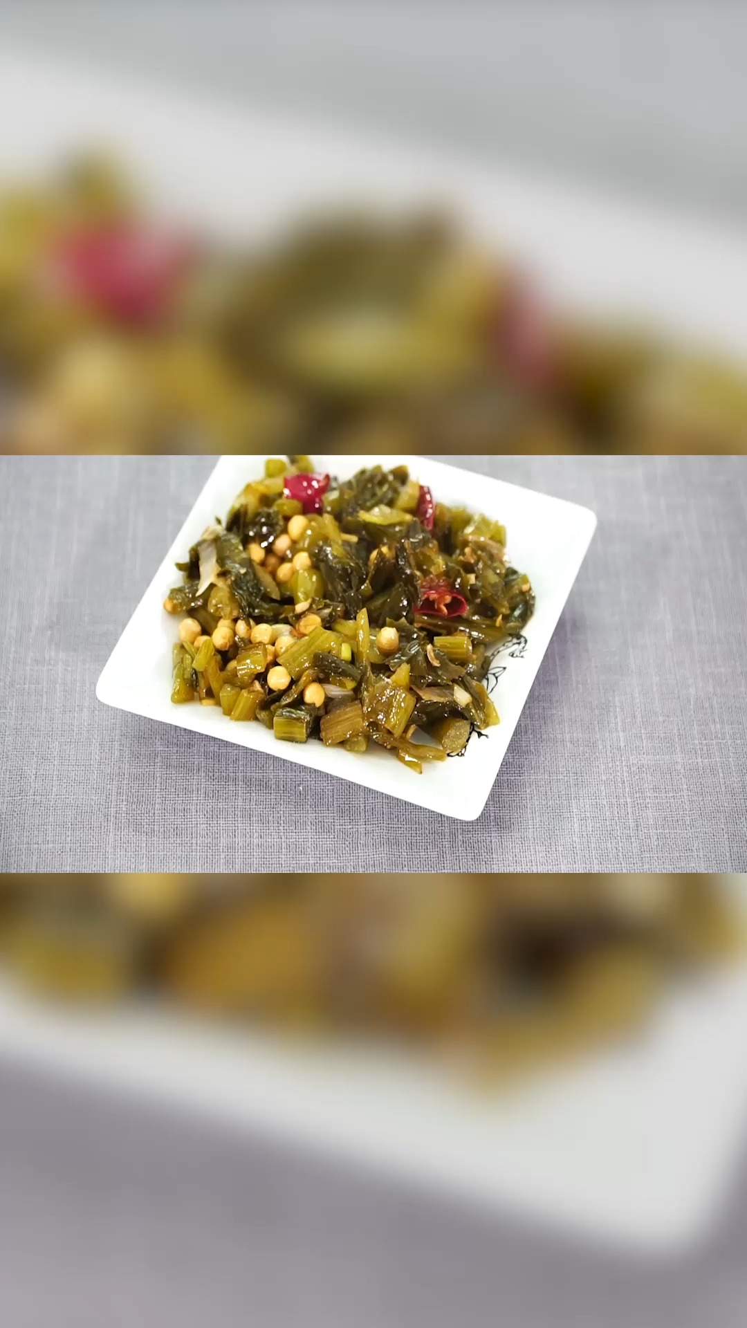 雪里红炒黄豆做法