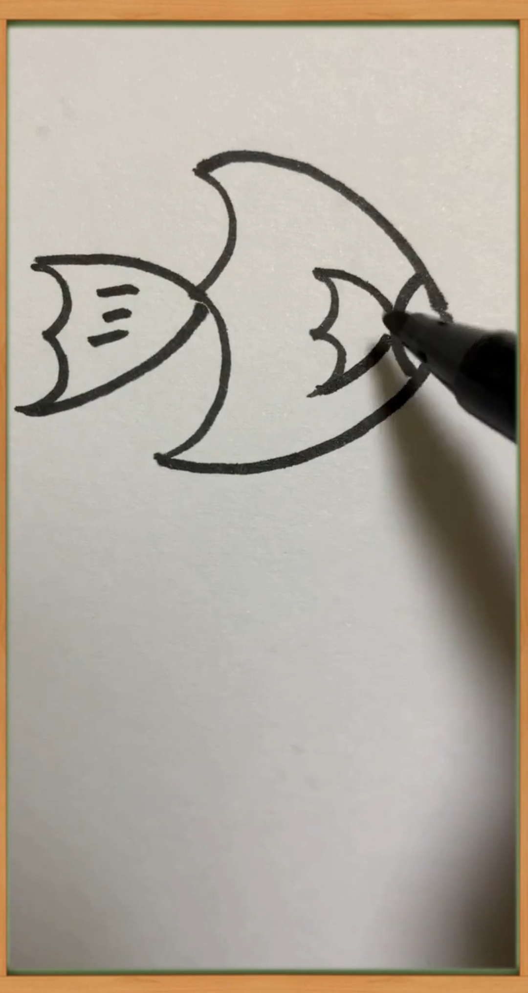 #创意简笔画#鱼儿吐泡泡