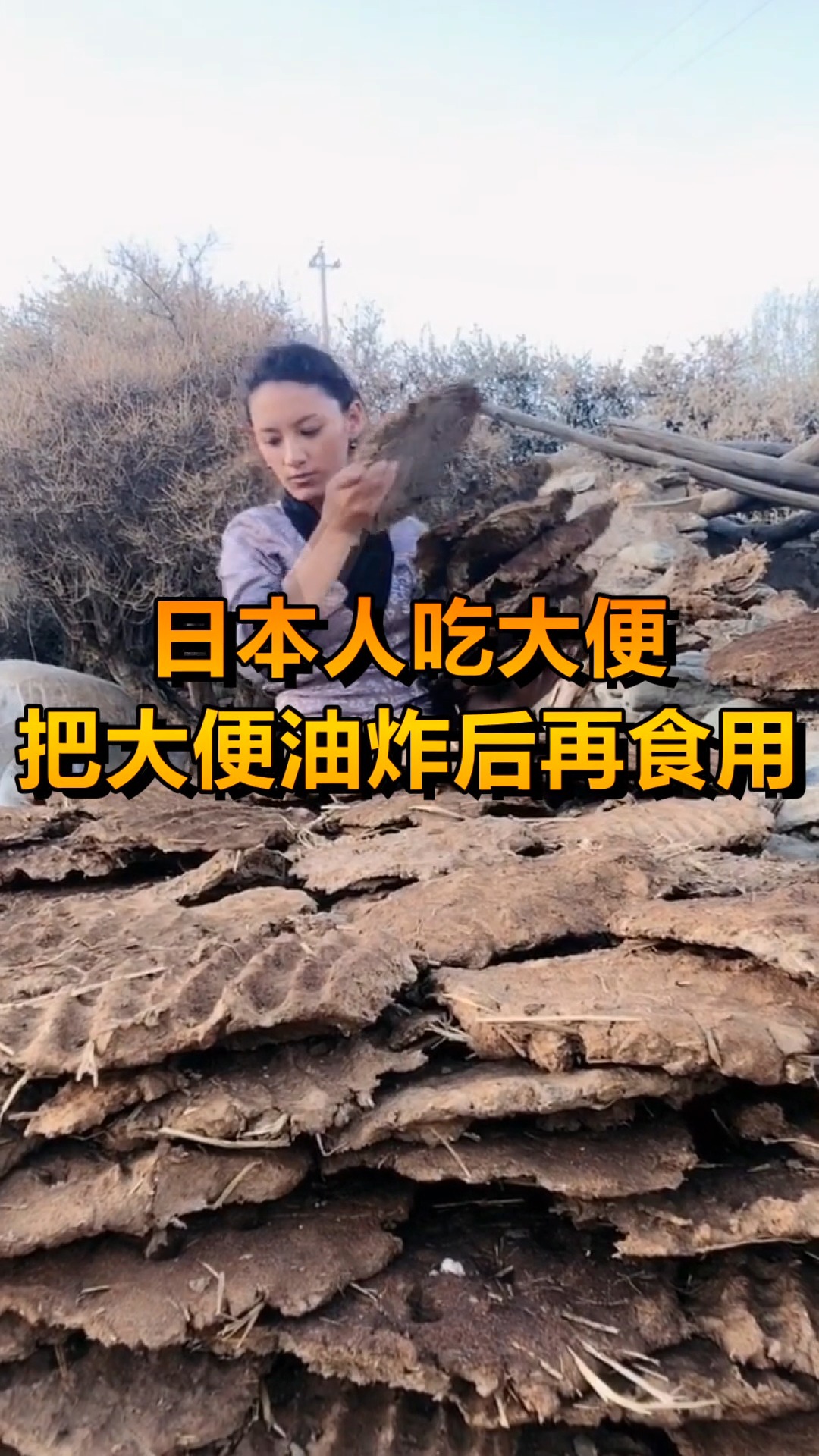 #奇趣#日本人吃大便,把大便油炸完在食用,对此你怎么看?
