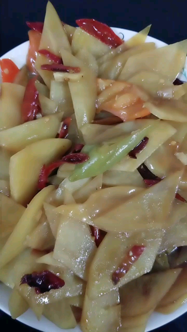 #美食#酱爆土豆片