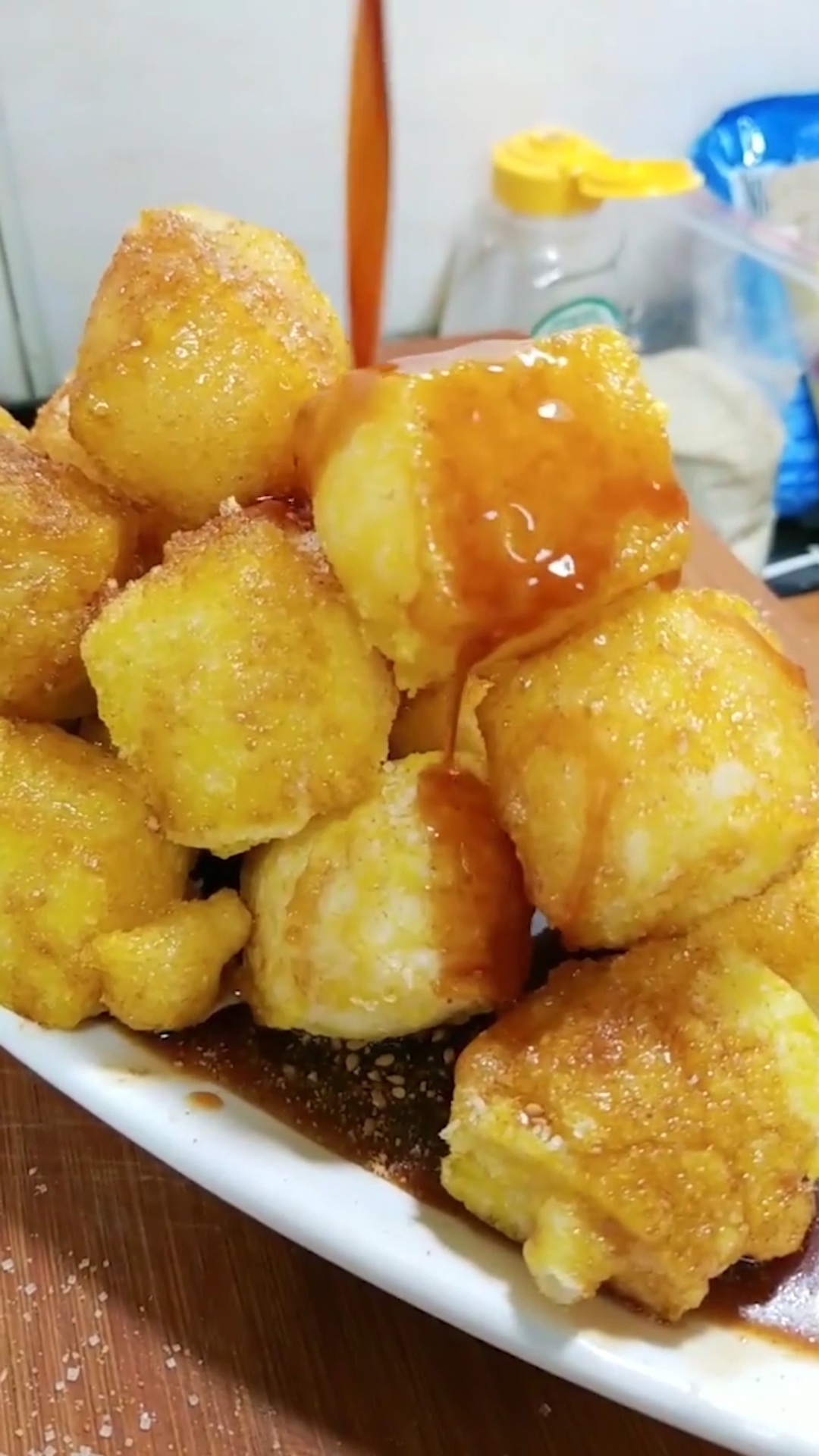 #我的秘密食谱#教你做红糖糍粑,家人都馋哭了