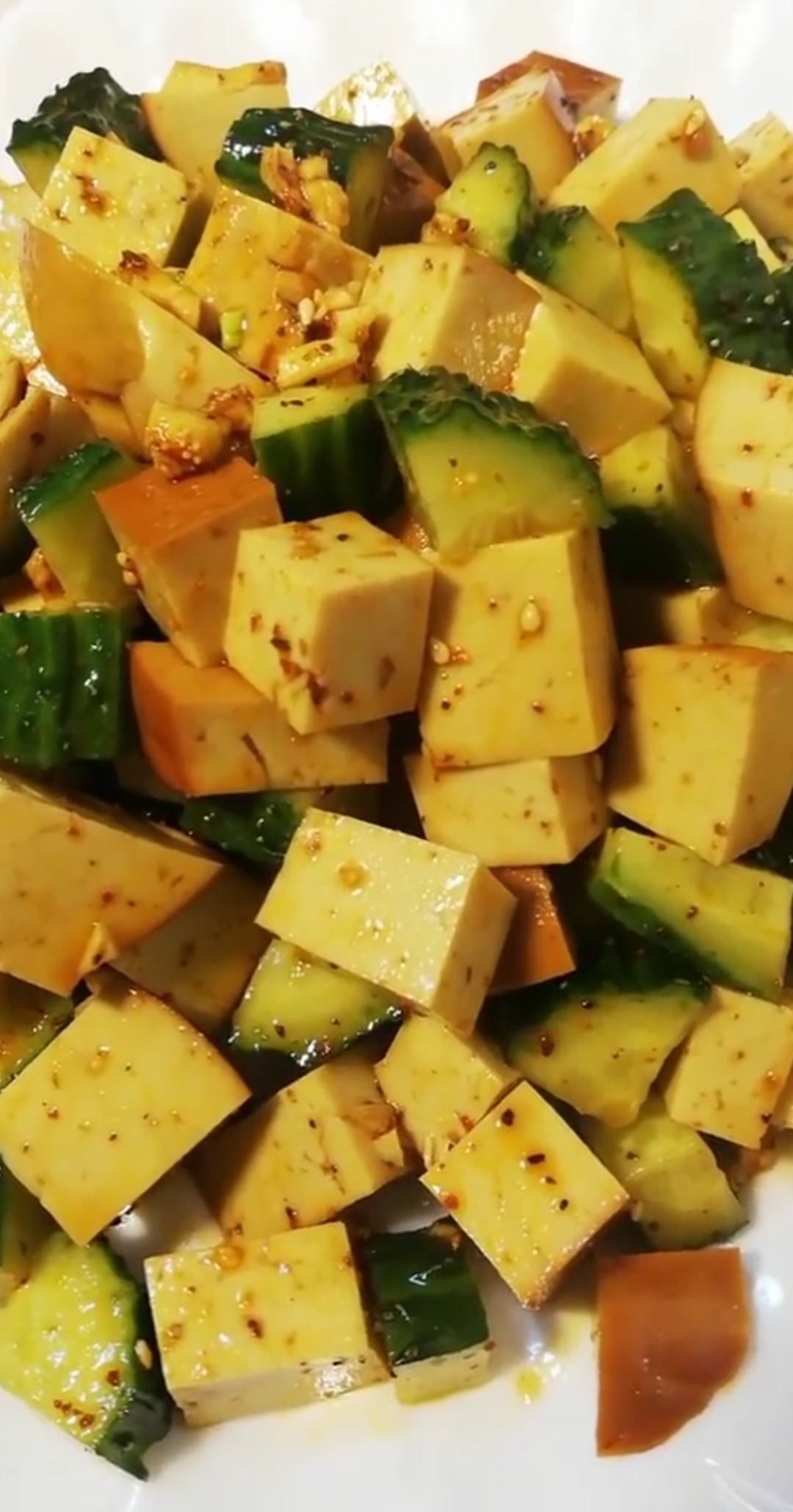 #自制美食#素鸡拌黄瓜做法