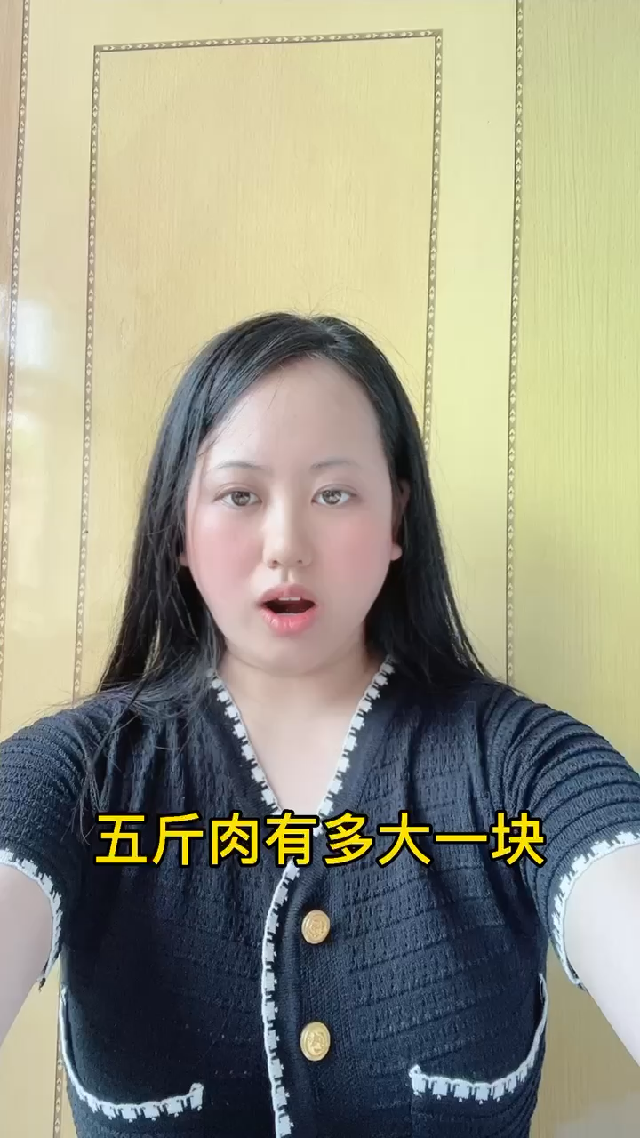 五斤肉有多大一块