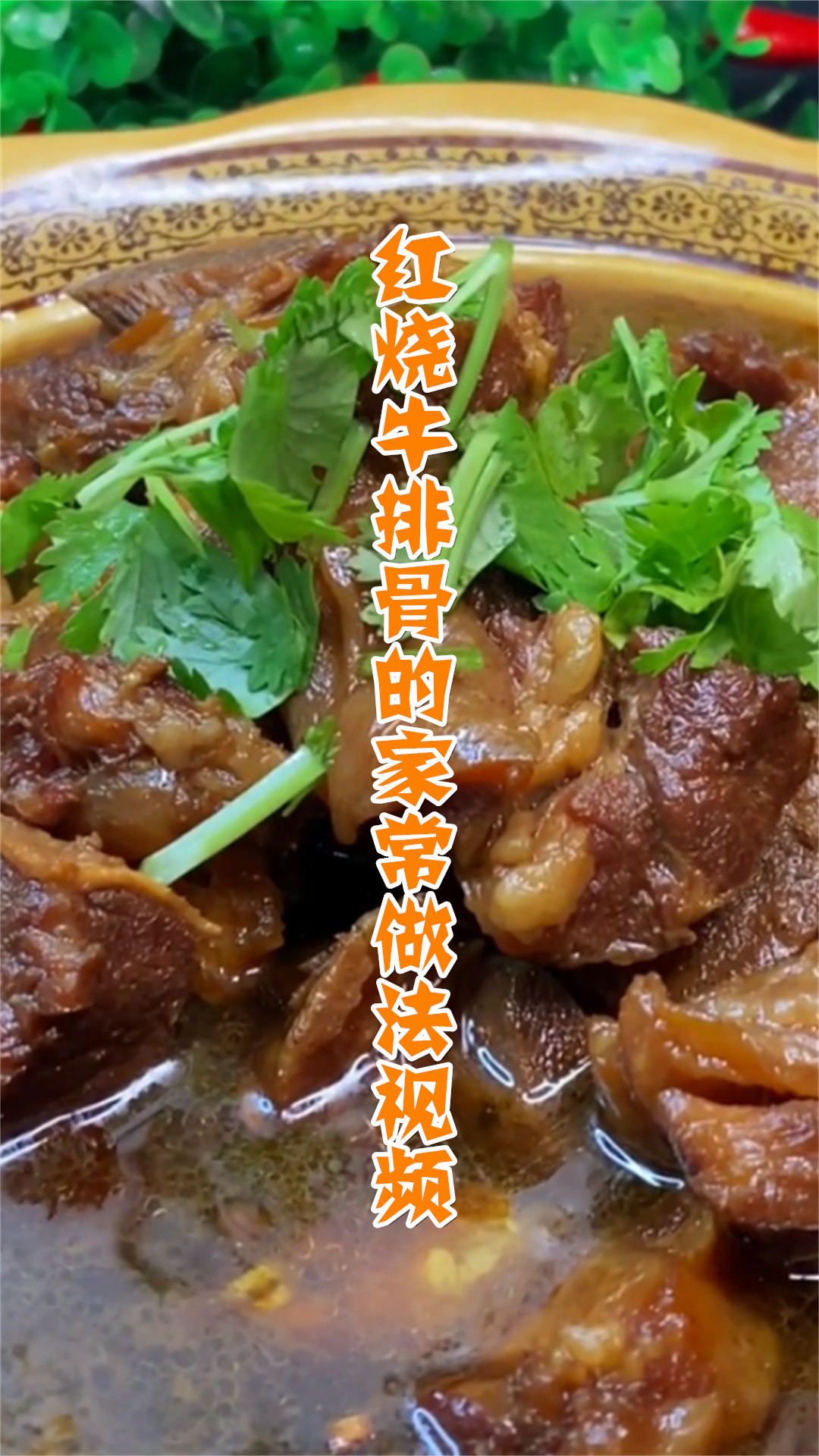 红烧牛排骨的家常做法视频