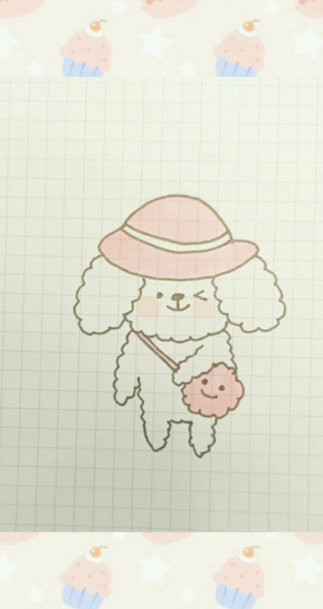 一学就会画的简笔画泰迪狗