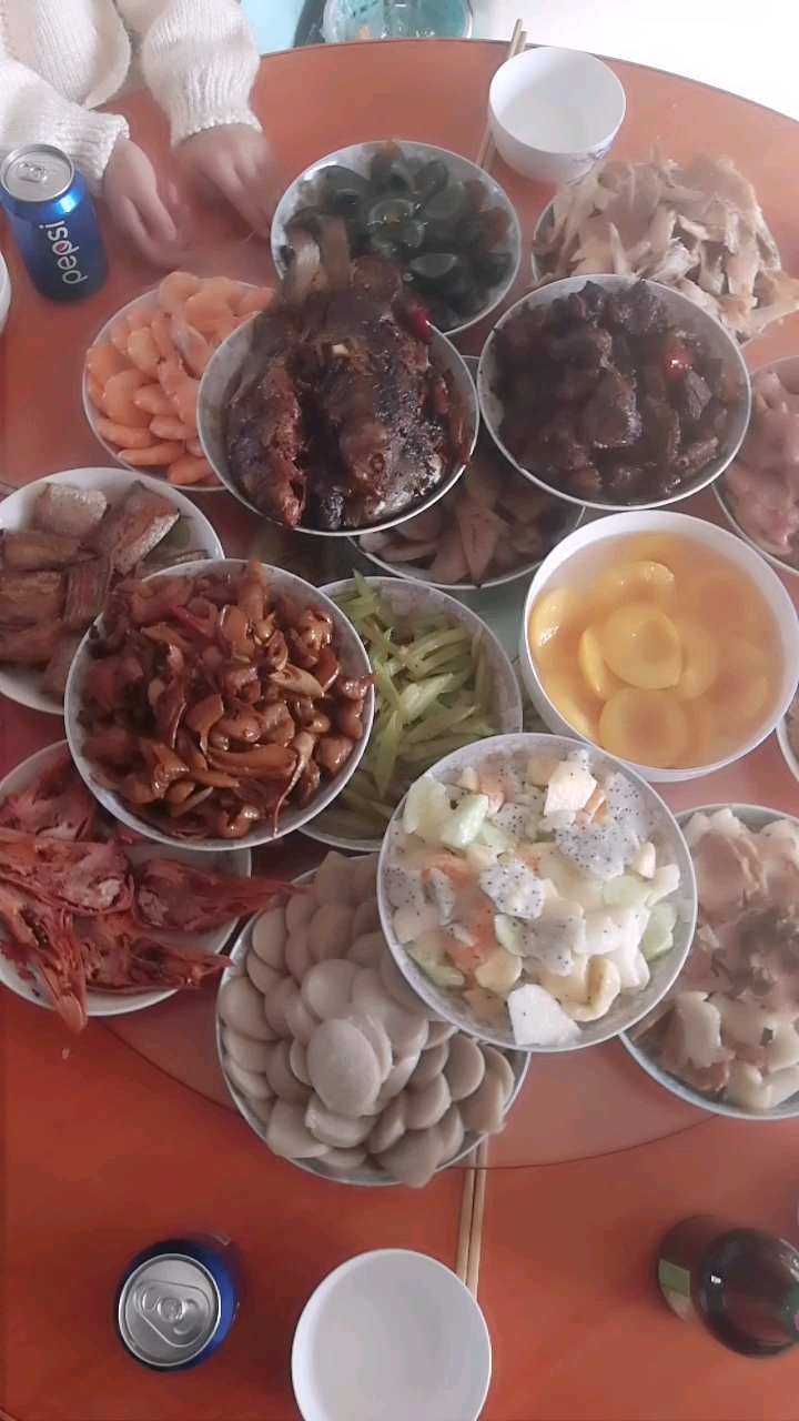 丰盛的午餐!