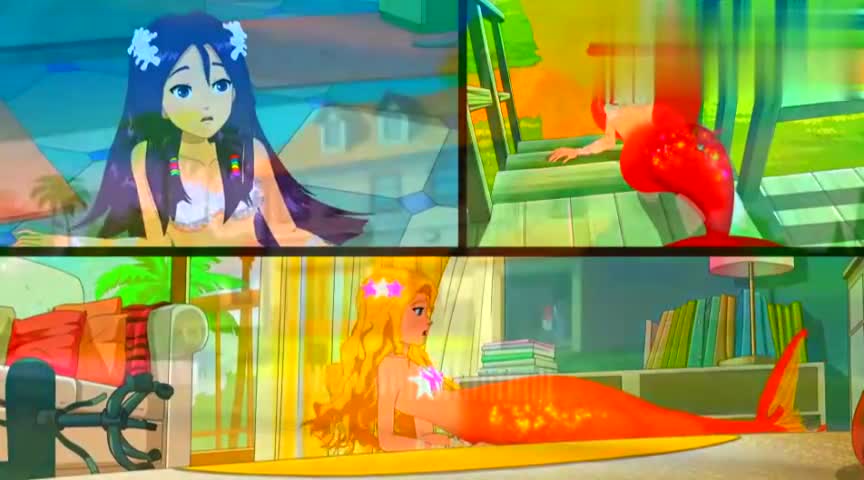 泡泡美人鱼:三个美少女一遇上水,就会变出一条尾巴,谁敢相信?