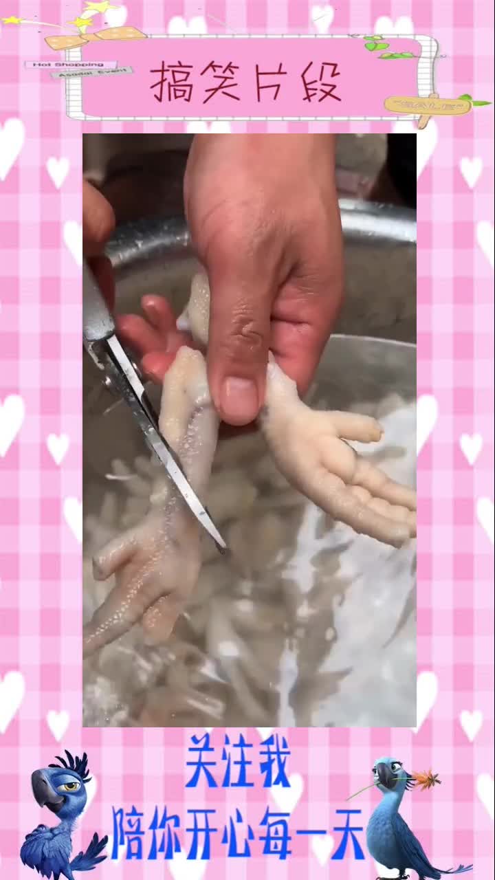 柠檬鸡爪子是这样做出来的,搞笑视频