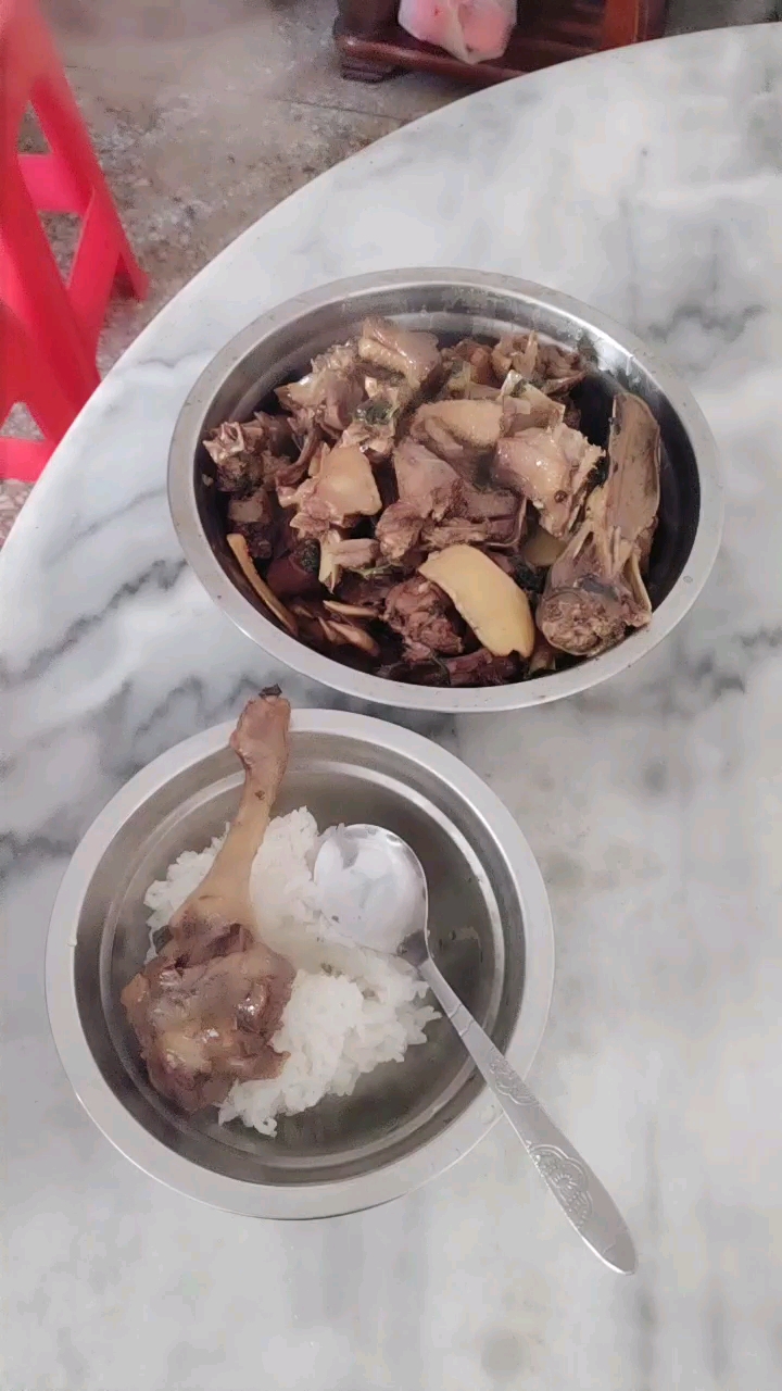 新鲜出炉的鸭肉