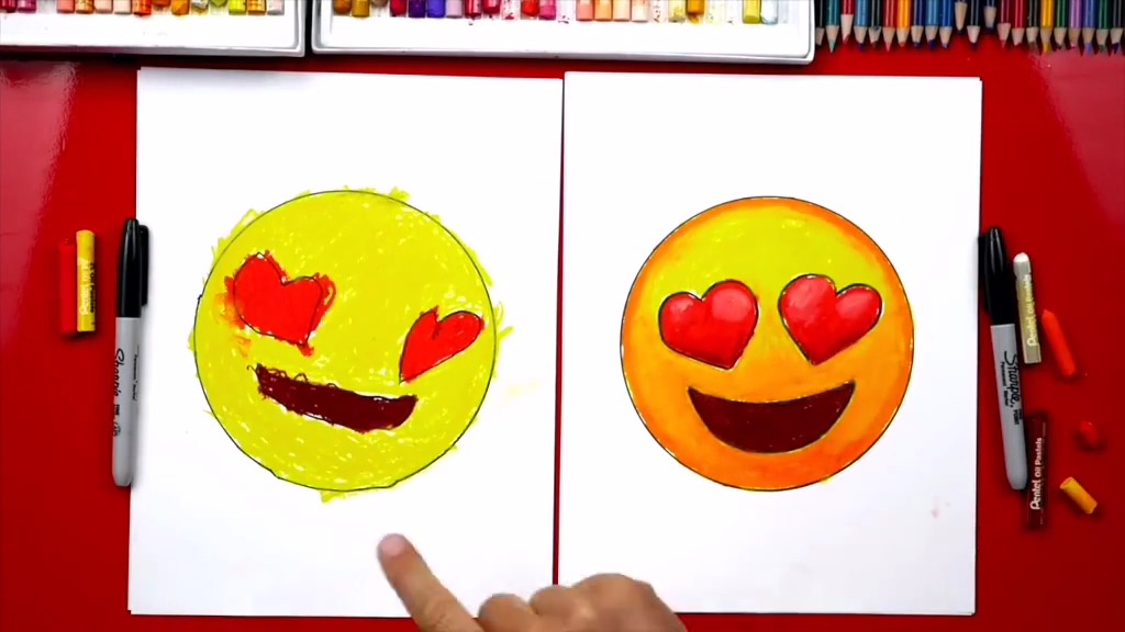 企鹅表情包哦,熟悉掌握圆形,桃心和月牙形等基础图形天天跟我画,做个大画家