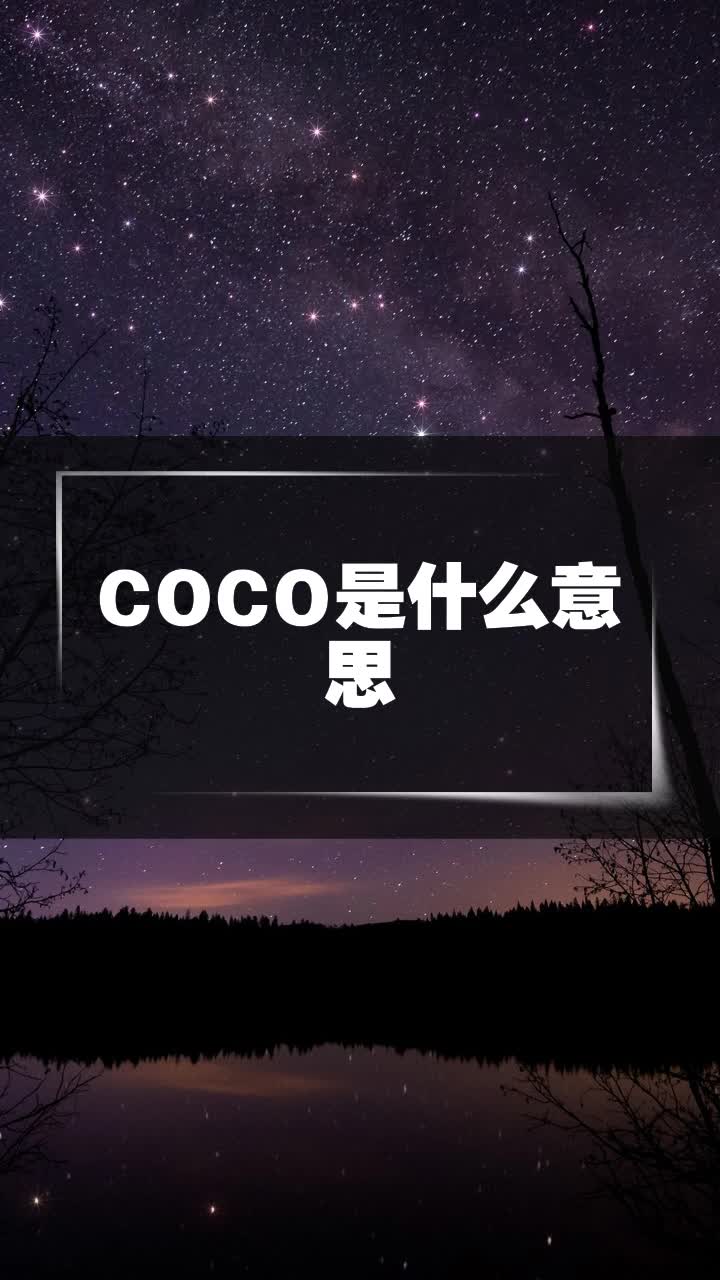 COCO是什么意思