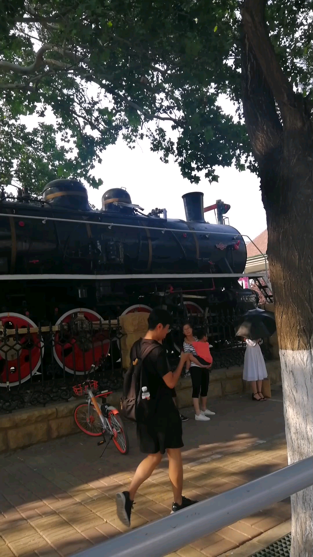 中国第一代蒸汽机火车头