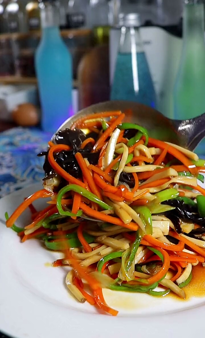 #冬季进补计划#杏鲍菇这样炒才好吃,太过瘾了!真香啊