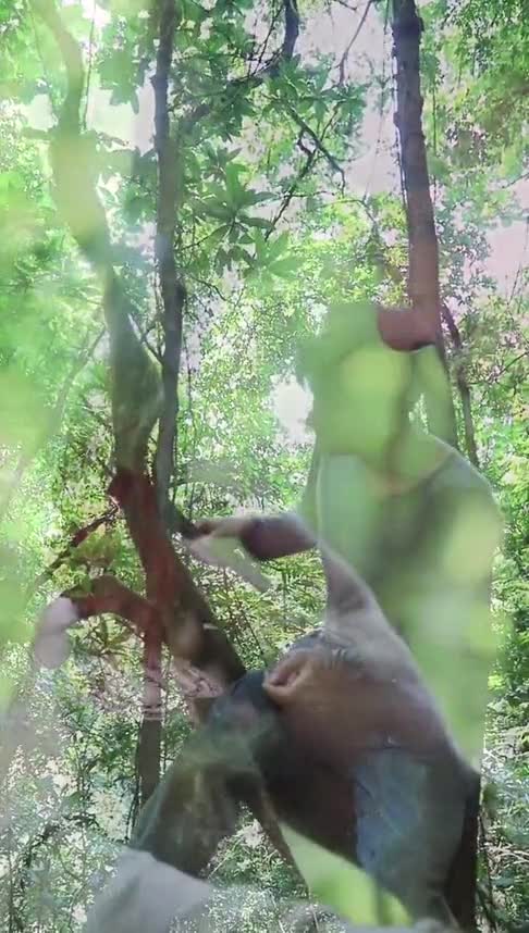 广西深山密林,发现野生鸡血藤,这可是常用的中药材!