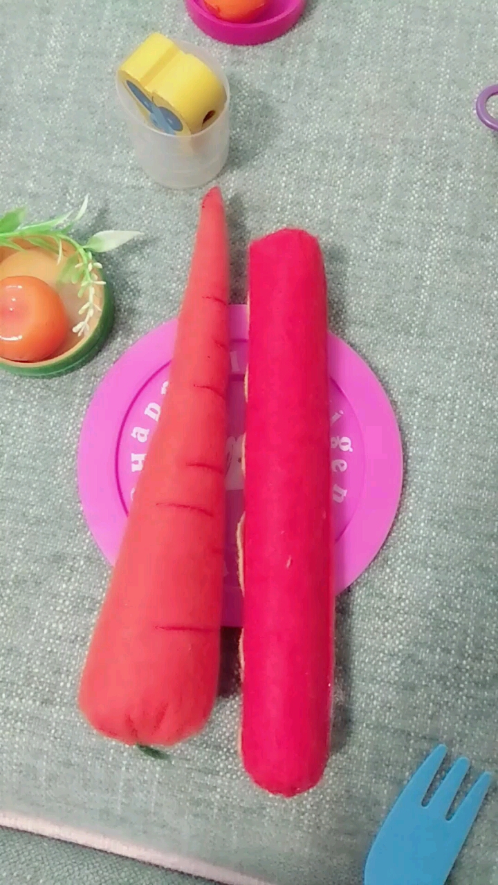 手工制作不织布萝卜 