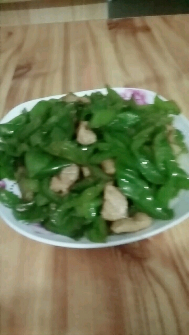 青椒炒肉