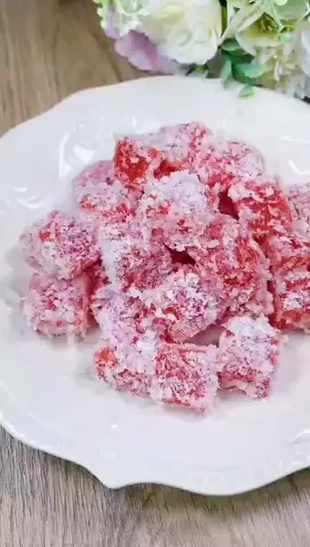 夏天开胃的西红柿椰蓉凉糕,做法简单