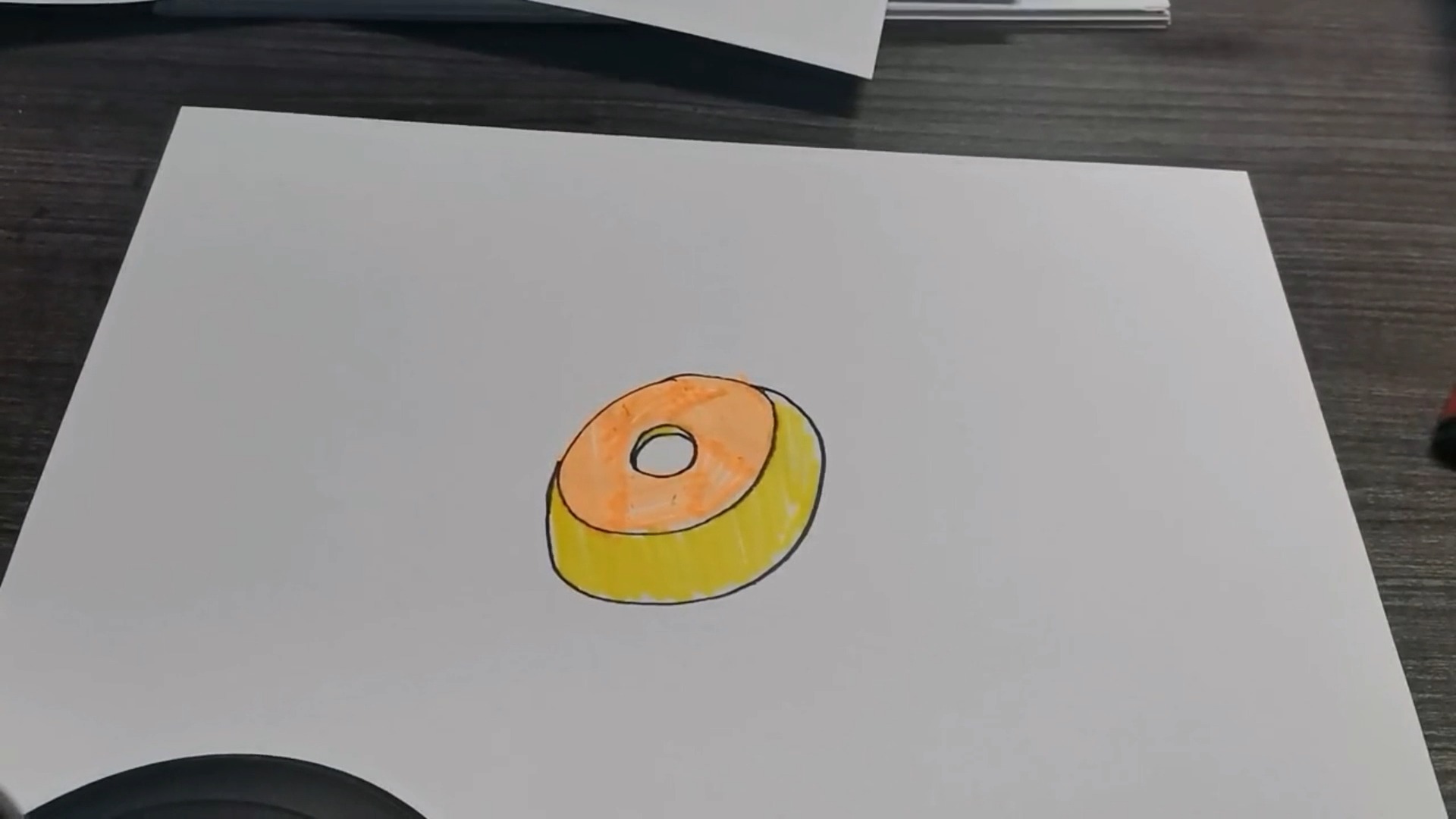 非常可爱,简笔画甜甜圈,一起来画简笔画吧