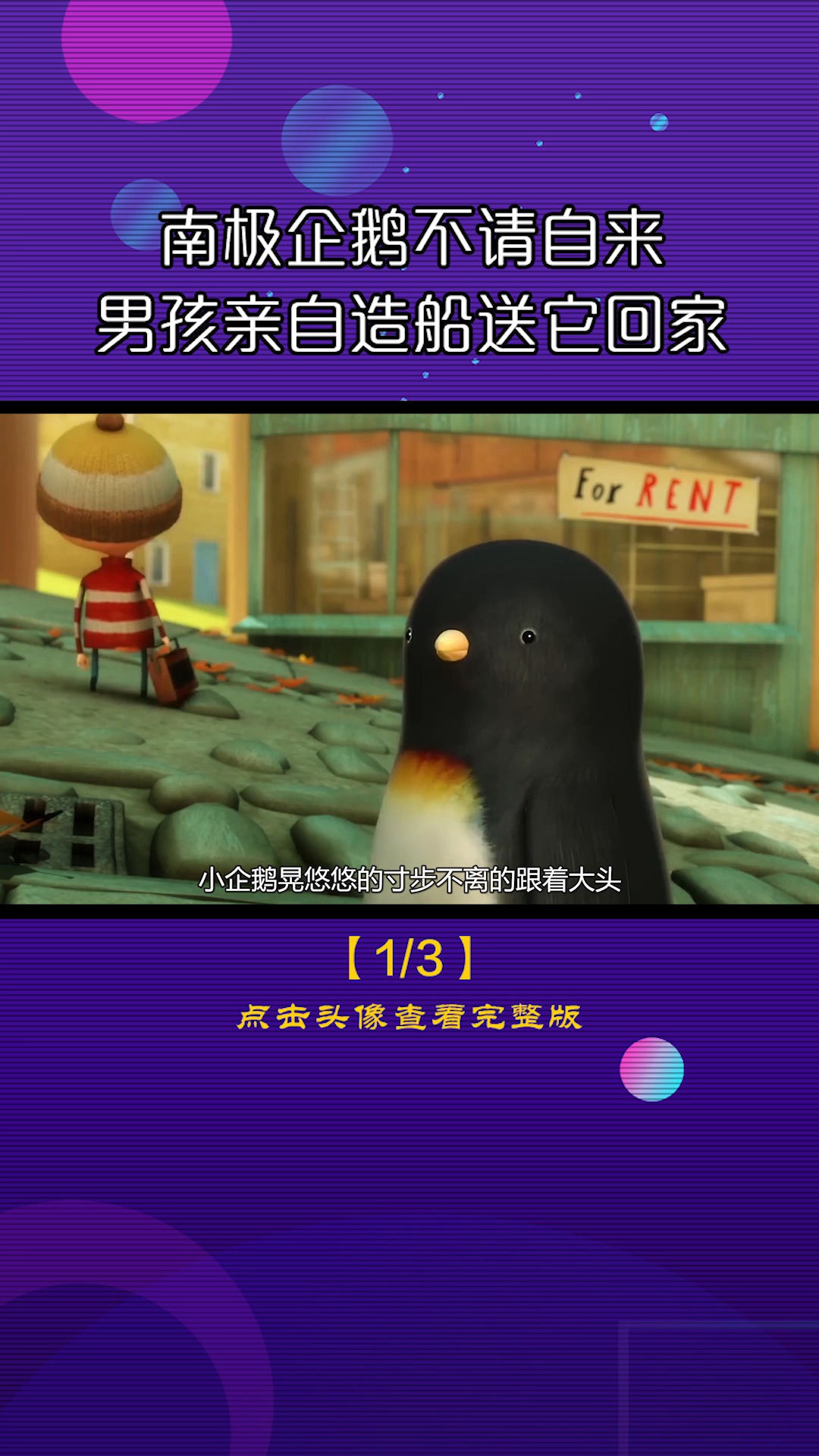 #动漫#少年和小企鹅的奇幻之旅