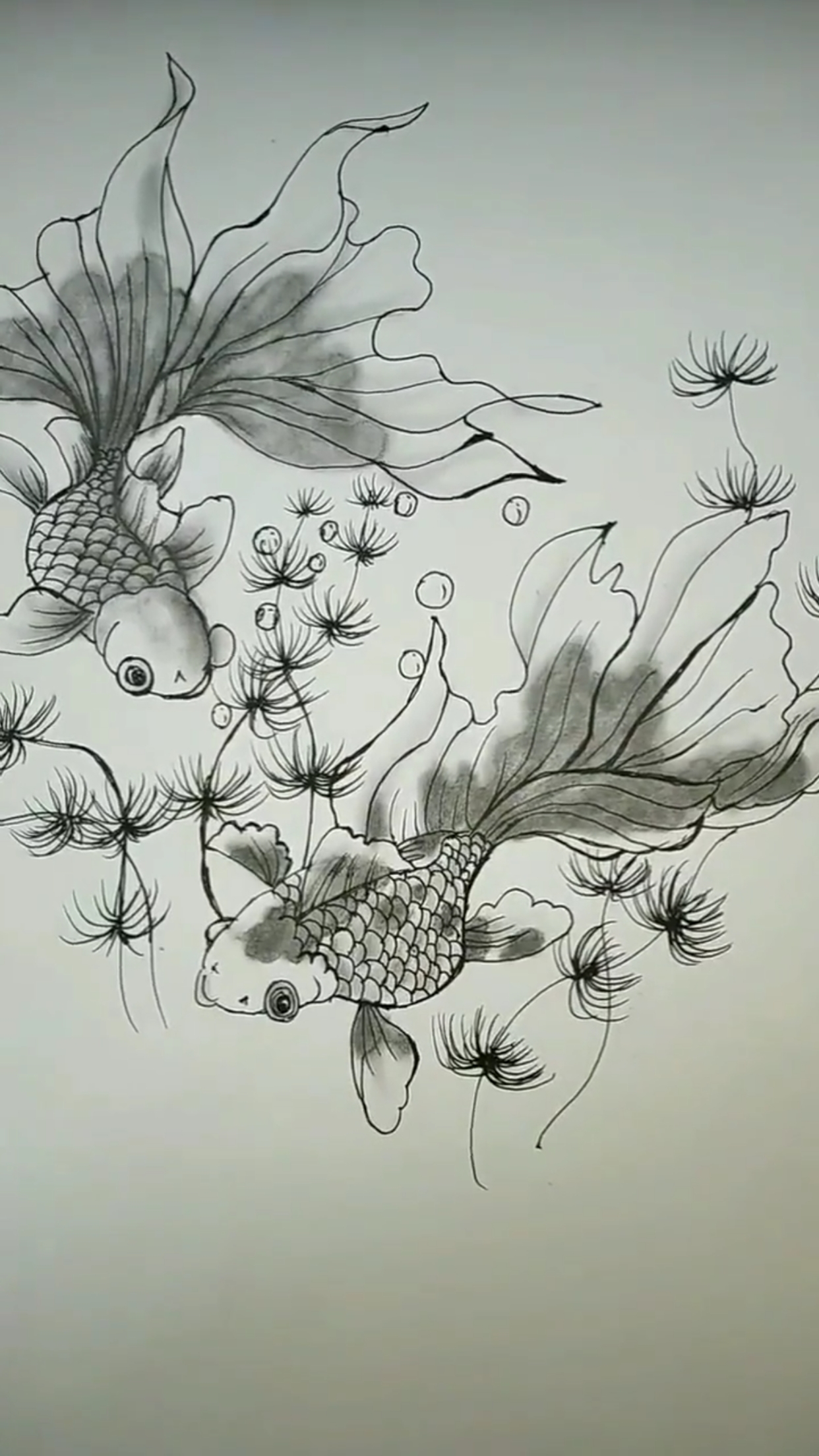 #创意简笔画#祝大家年年有余