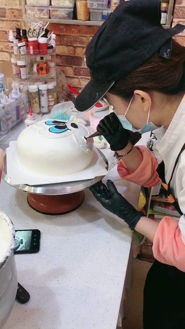 米老鼠蛋糕教程