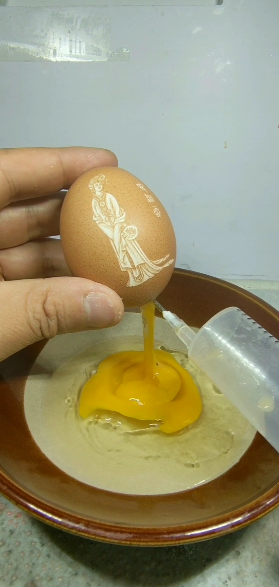 #手工制作#鸡蛋壳艺术