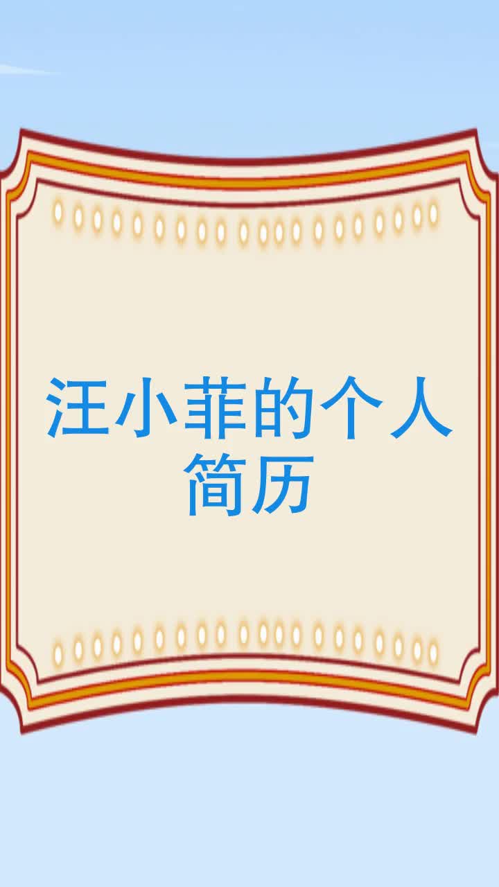 汪小菲的个人简历