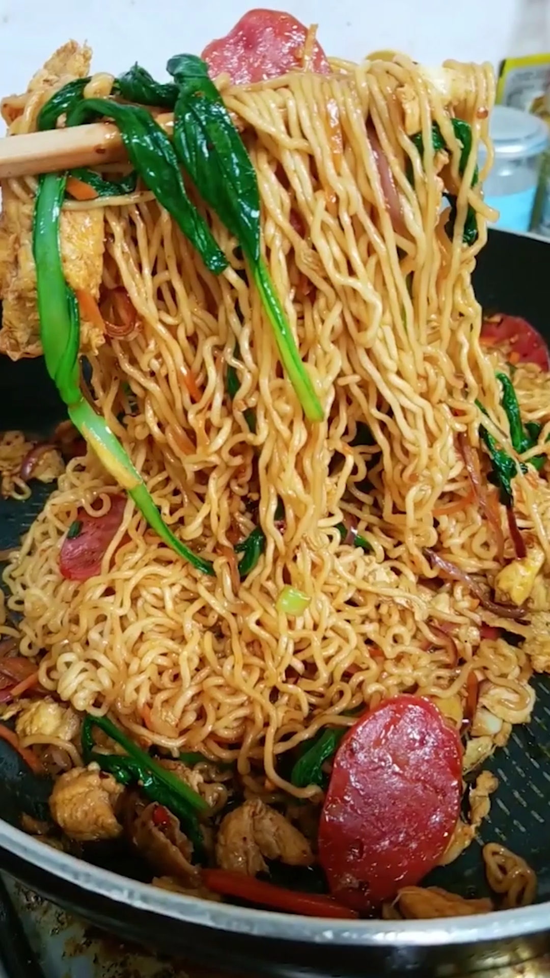#冬季进补计划#简单好吃的家庭版炒面的做法