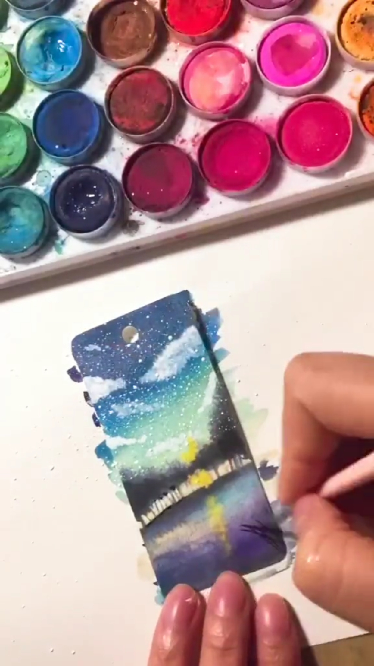 #创意简笔画#颜料素描简笔画喜欢吗