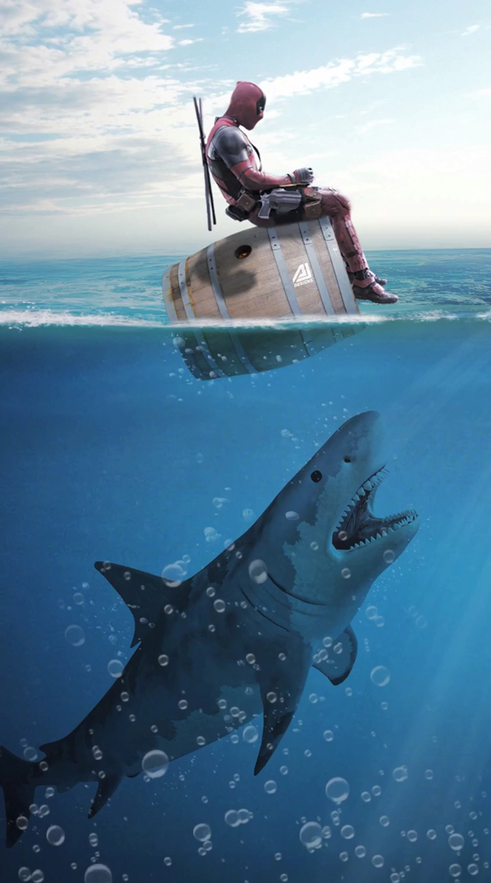 鲨鱼:这有个人类,已是我盘中餐!?