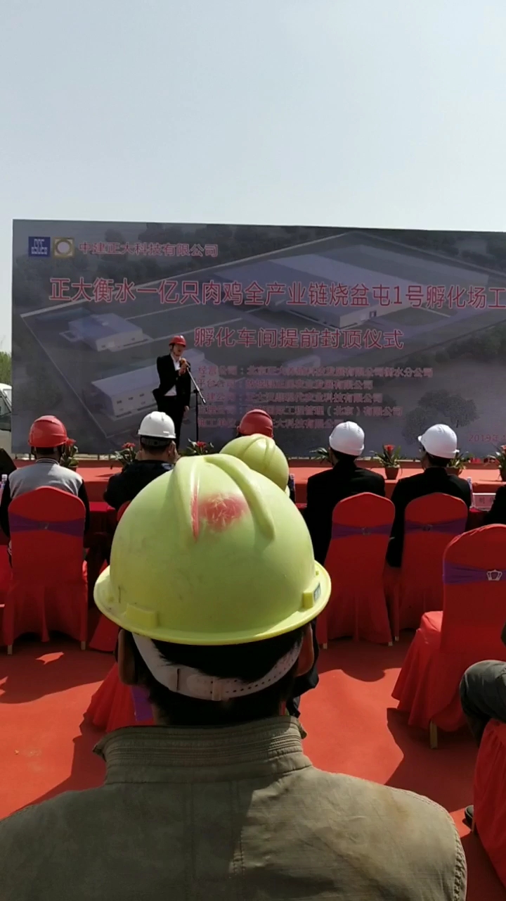 正大衡水一亿只肉鸡全产业链烧盆屯1号孵化场工