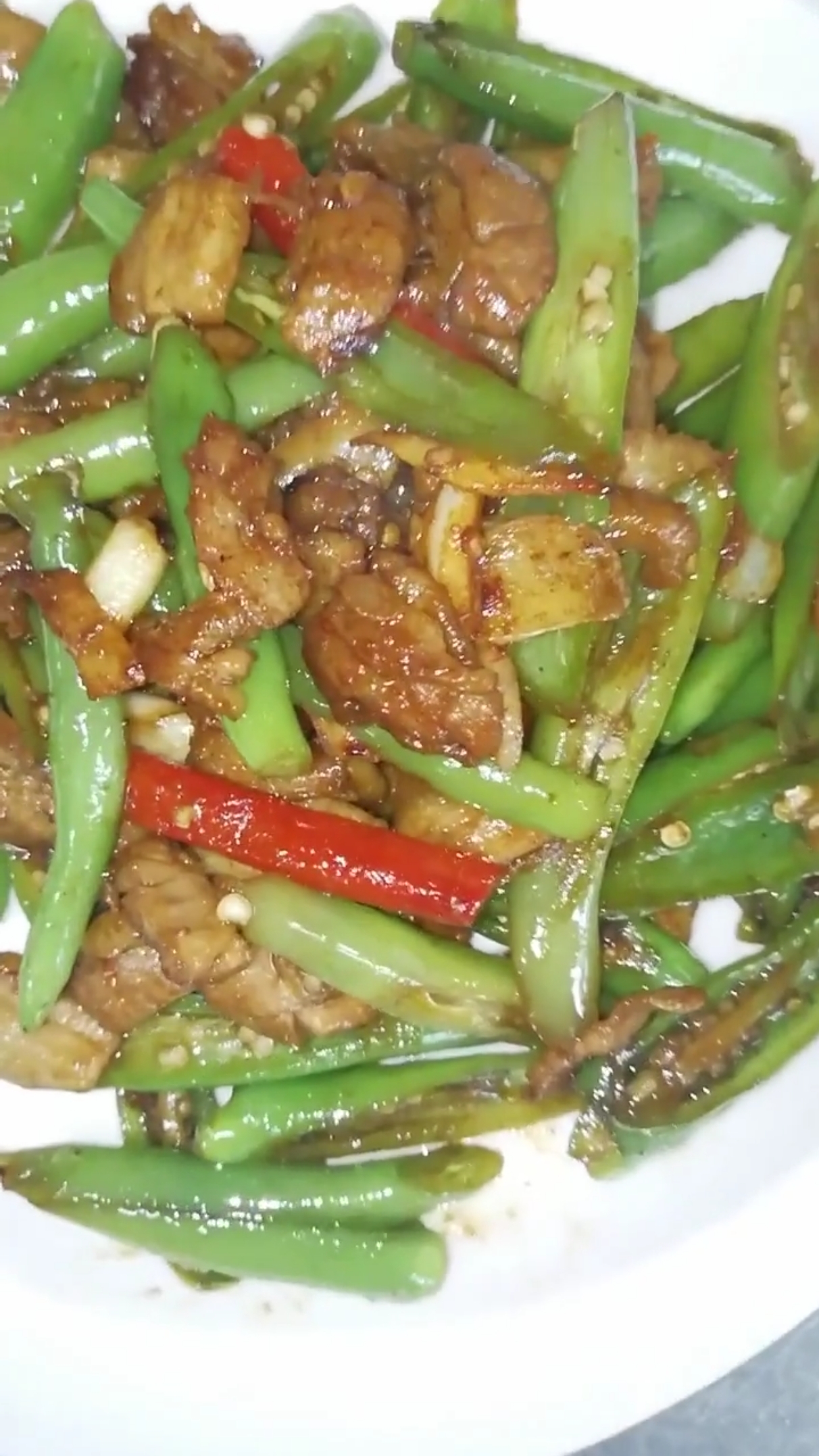 #2020美食记#接上个视频继续分享《农家小炒肉》制作过程第二步分享