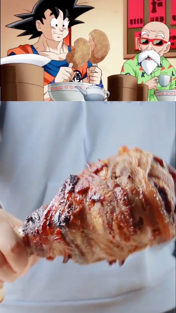 每次看这个的时候,都被悟空吃的带骨肉馋的流口水