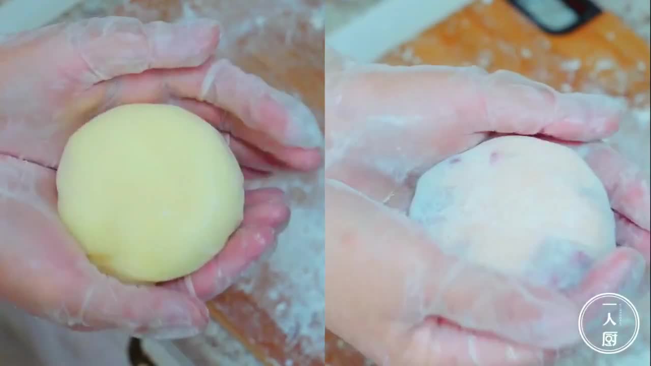一碗糯米粉,一个火龙果,你没试过的做法,软糯香甜,非常美味